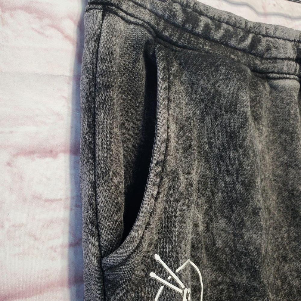 Independent Trading Co Lot Riot Jogger Sweatpants Gray Drummer Mens Small Skater View 5